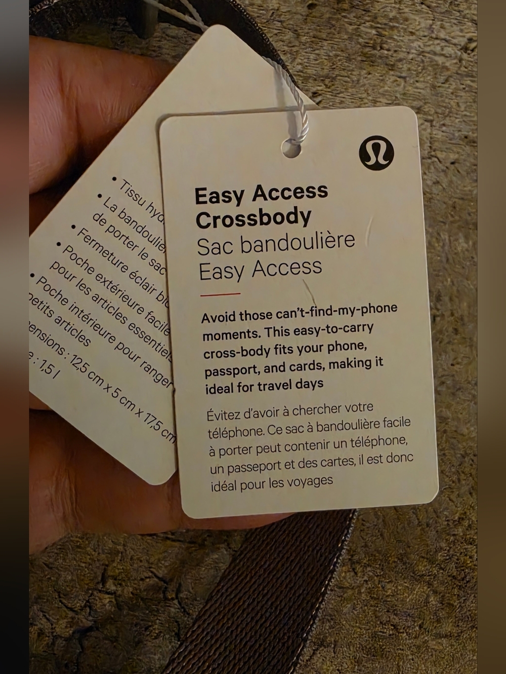 NWT Lululemon Grey Easy Access Crossbody Bag 1.5L Unisex - Picture 11 of 16